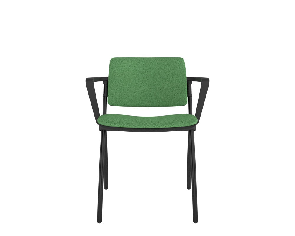 Morello Stackable Upholstered Arm Chair