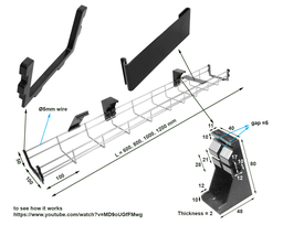 Under Desk Cable Basket