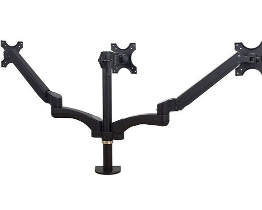 Black Triple Monitor Arm