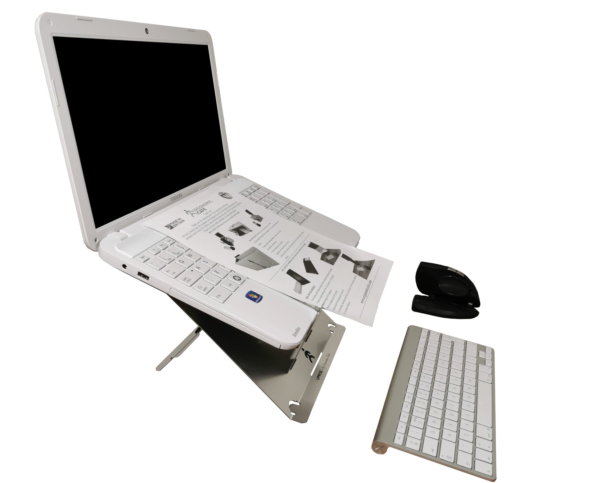 Laptop stand and a4 document holder