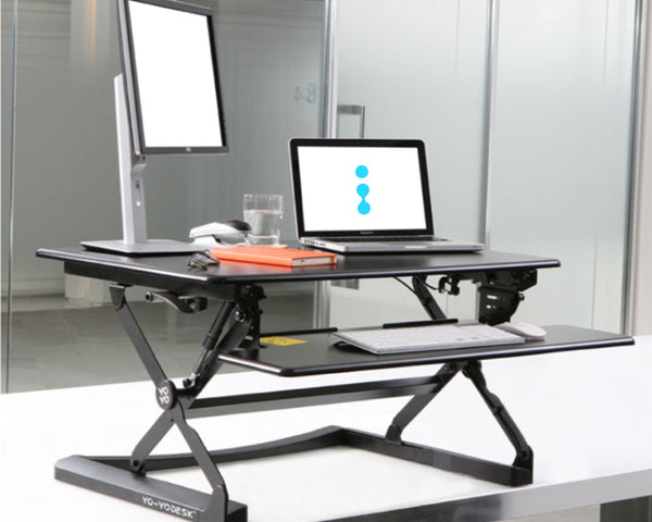 YO- YO desk Classic 90 Desk Convertor – Insight Ergonomics