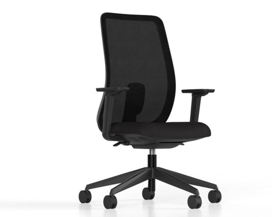 Black Environmentally Conscious Ergonomic Mesh back chair