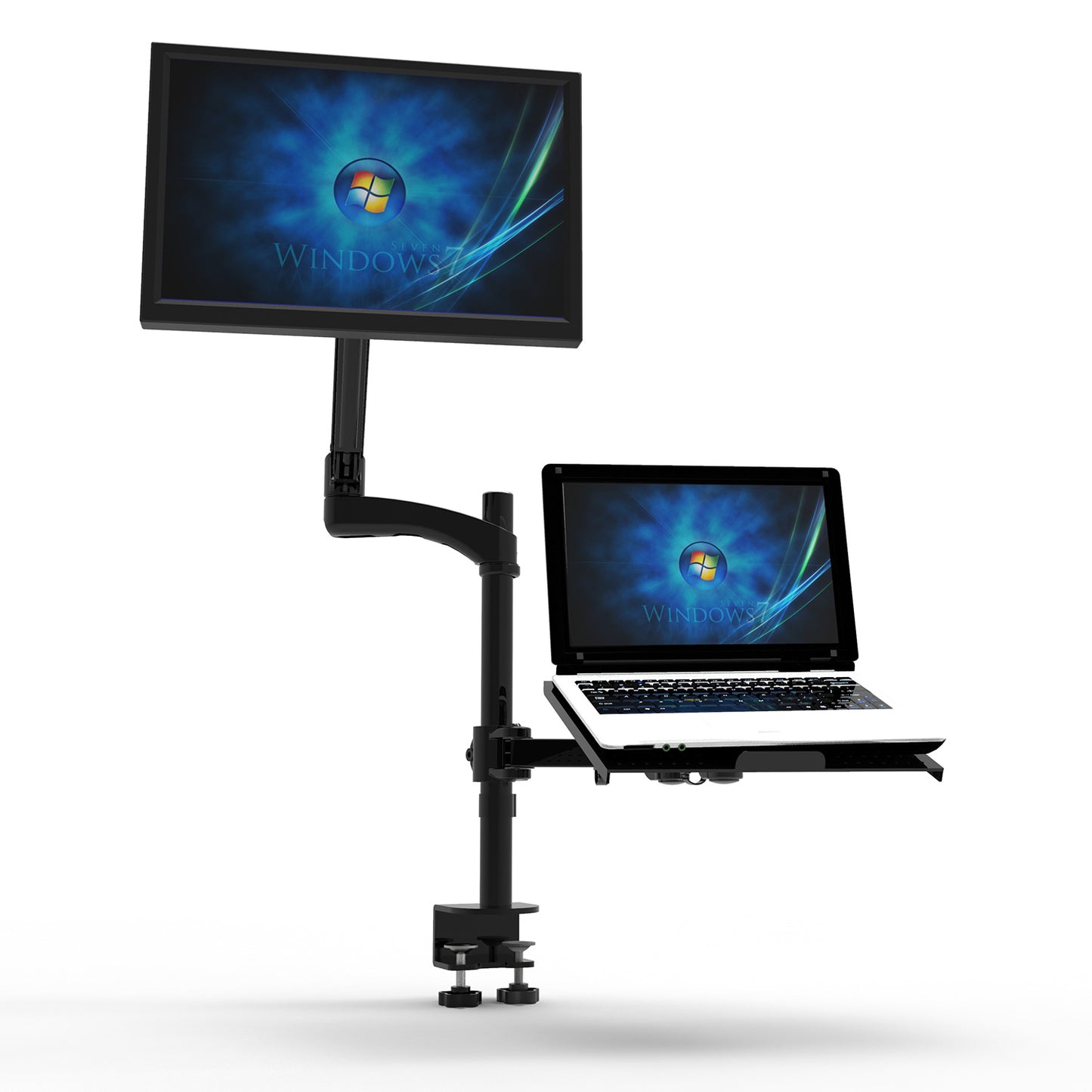 Velastation Height Adjustable Gas Monitor Arm & Laptop Tray