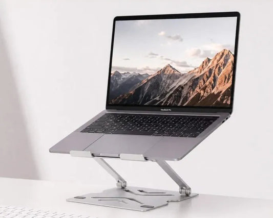 Foldable Stepless Aluminium Laptop Riser