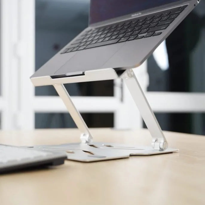 Foldable Stepless Aluminium Laptop Riser
