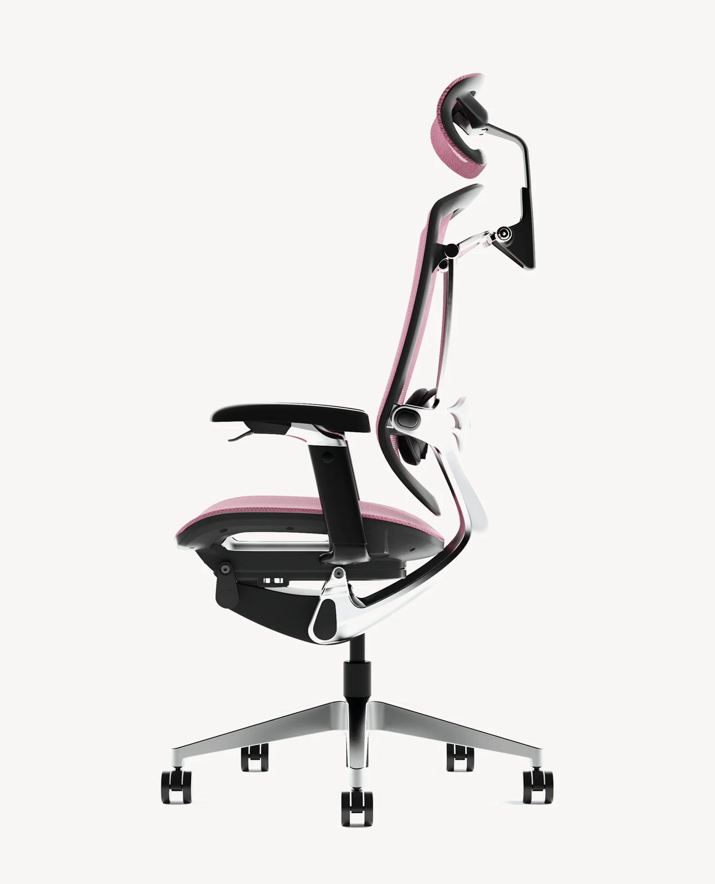 M-Form Ergonomic Task Chair - Pink Mesh Edition