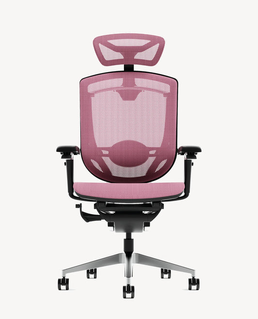M-Form Ergonomic Task Chair - Pink Mesh Edition