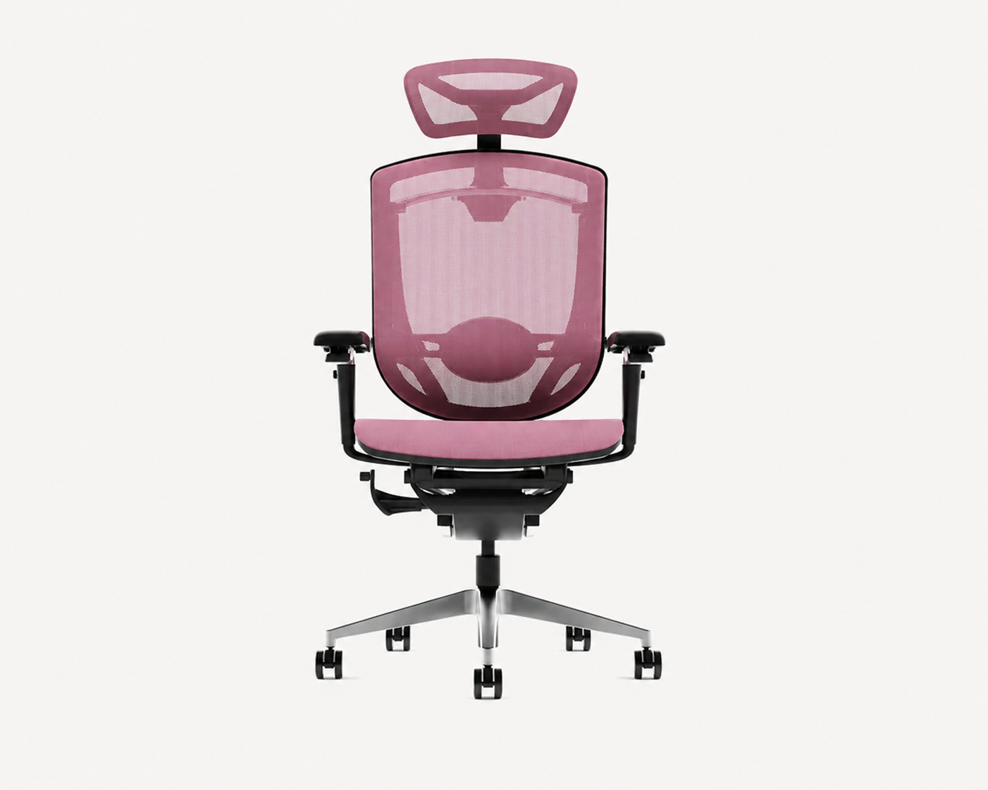 M-Form Ergonomic Task Chair - Pink Mesh Edition