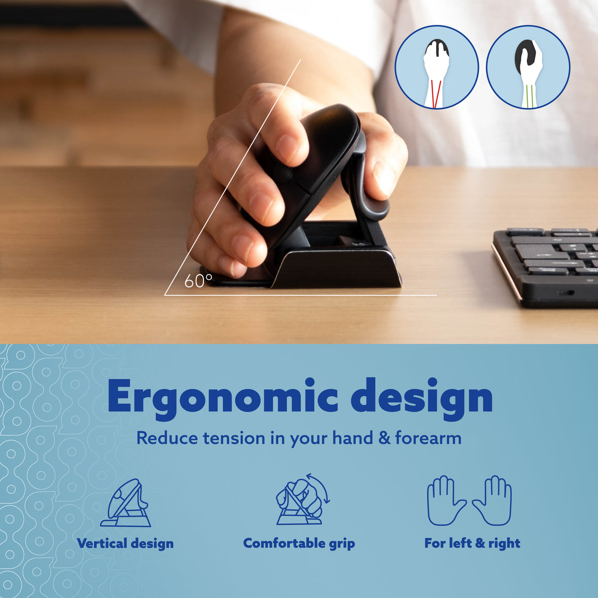 R-Go Twister Ambidextrous mouse