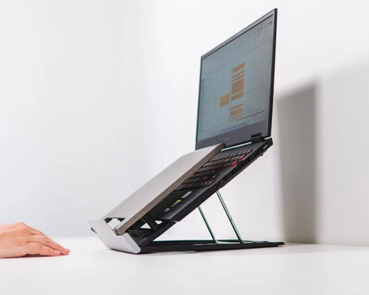 Ergonomic Laptop stand and document holder