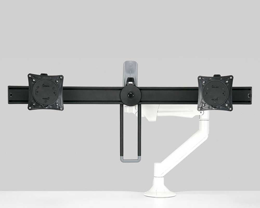 Levo Dual Monitor Arms